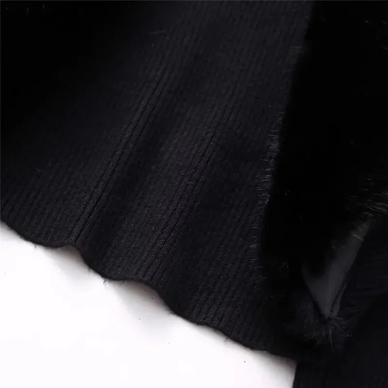 Cardigan Black Swan