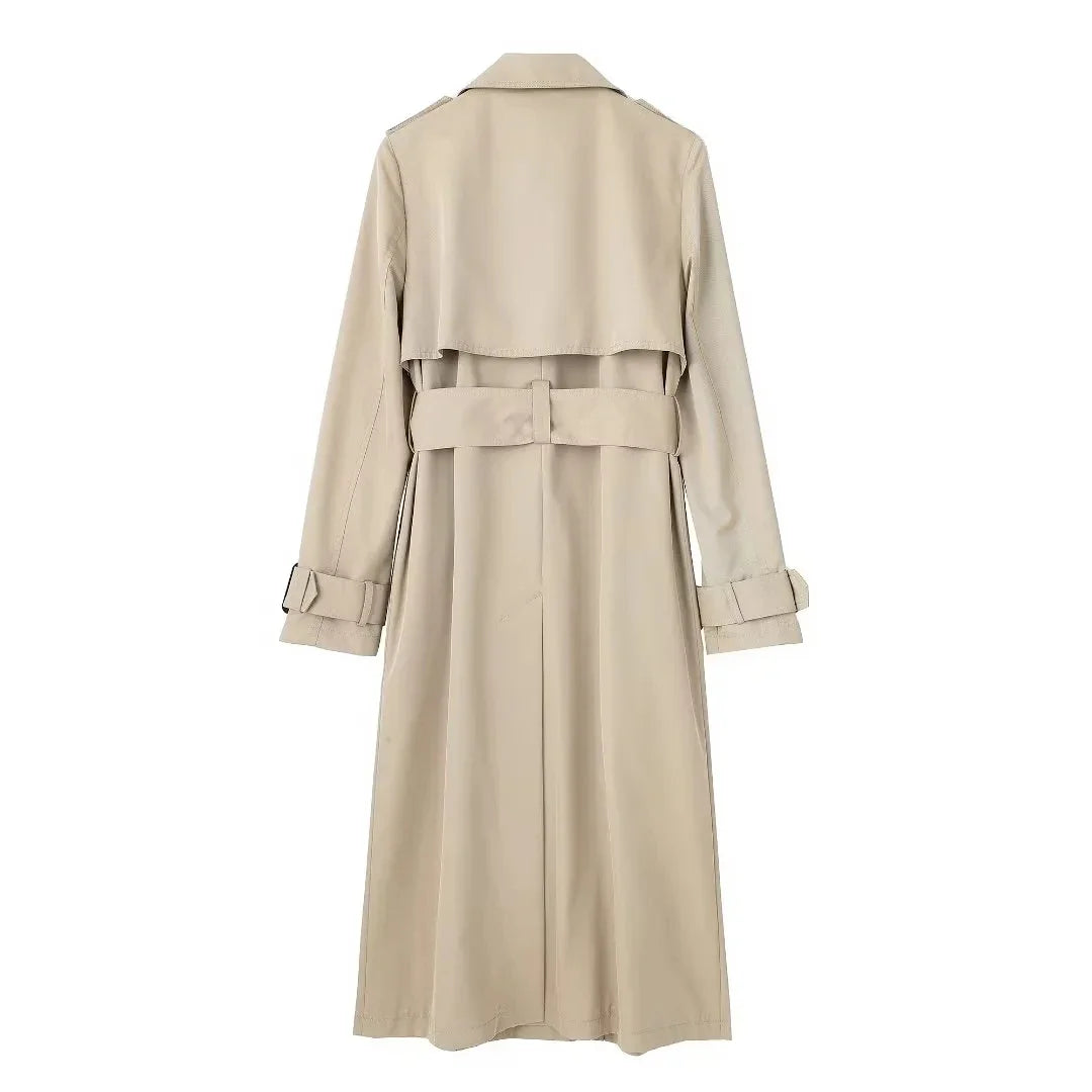 Casaco trench coat longo